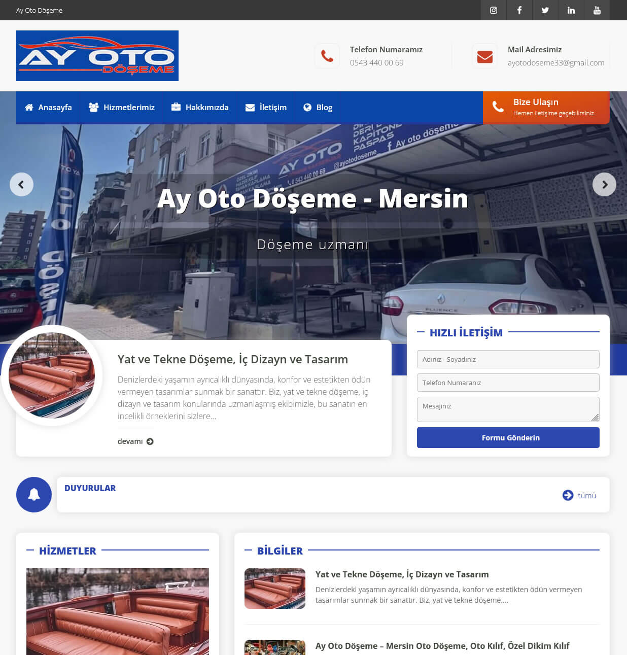 Web Tasarım Örneği 1